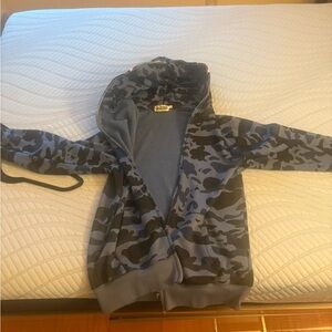 Bape Navy Camouflage Hoodie